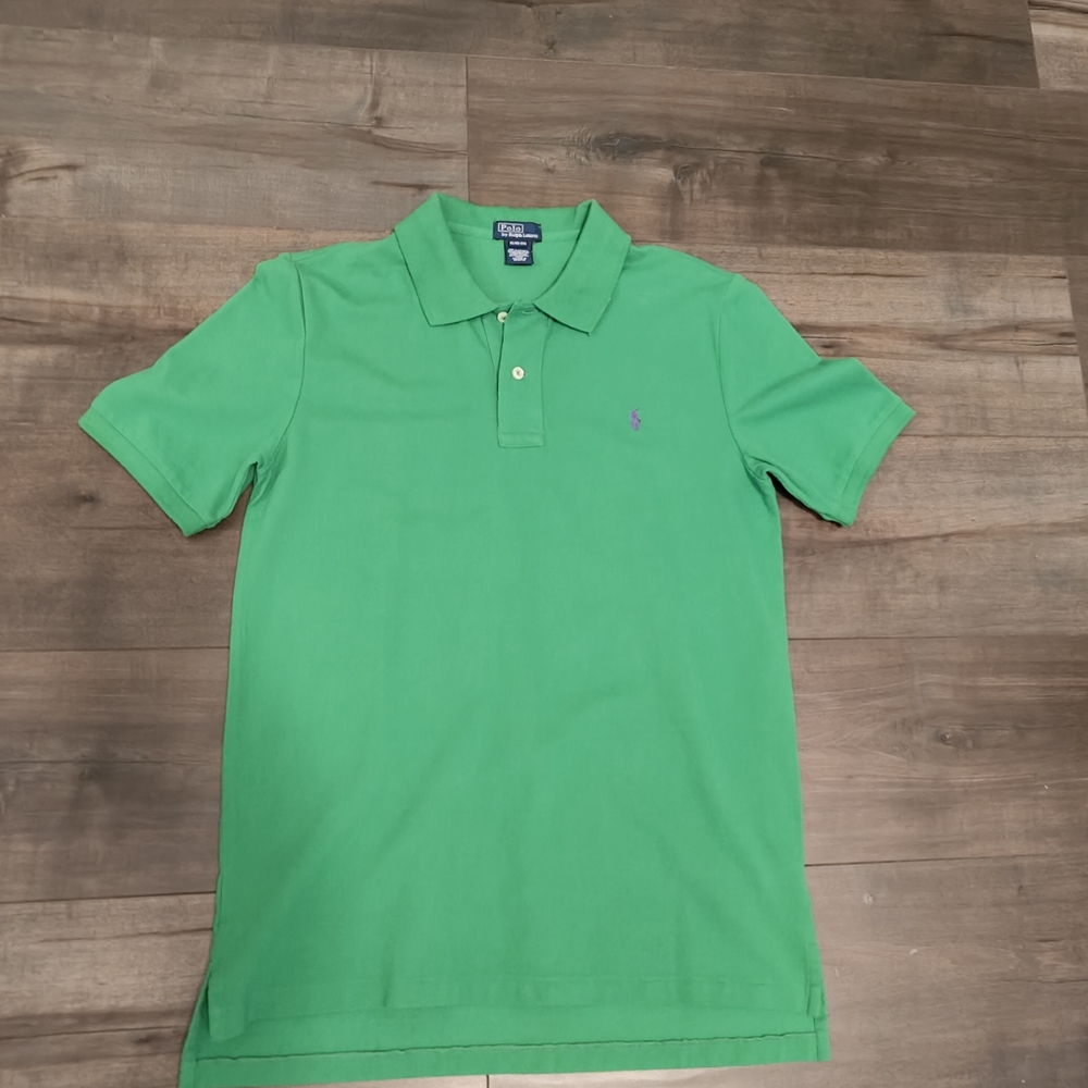 Polo by Ralph Lauren Men's Green Polo Shirt